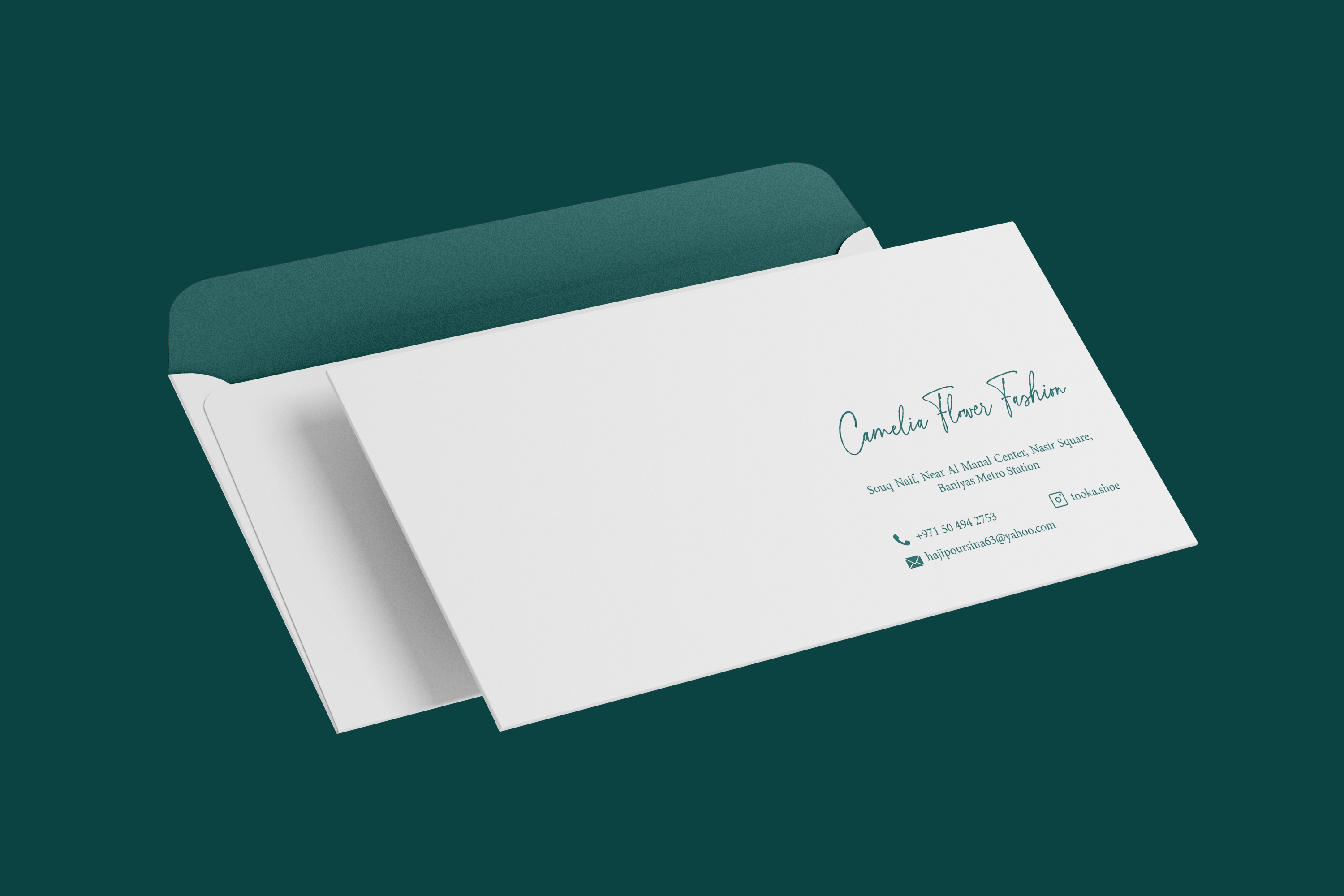 Camila Flower Fashion envelope